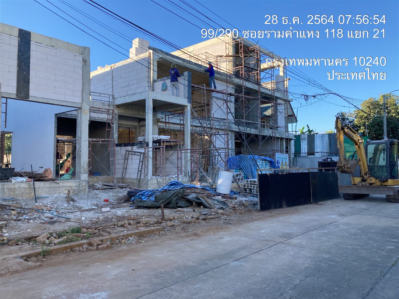 บ้านพักอาศัย คสล. 3 ชั้น พร้อมสระว่ายน้ำ ซอยรามคำแหง 118 แยก 21 สะพานสูง กรุงเทพฯ