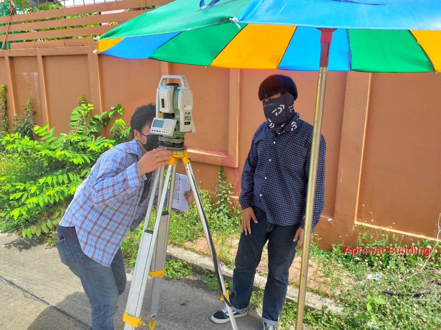สำรวจวางผังด้วยกล้อง Total Station