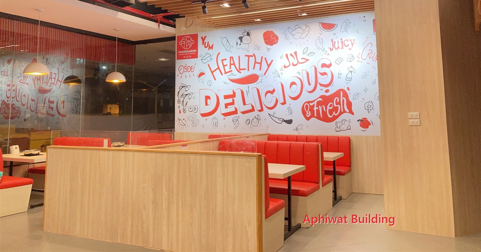 ผนังกราฟิก Healthy Delicious