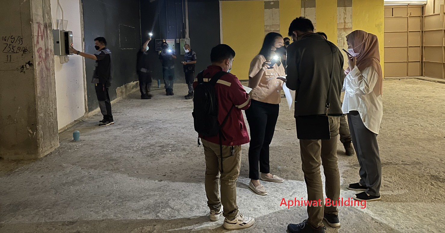 สำรวจหน้างานและประชุมร่วมกับทีมลูกค้าก่อนเริ่มงาน