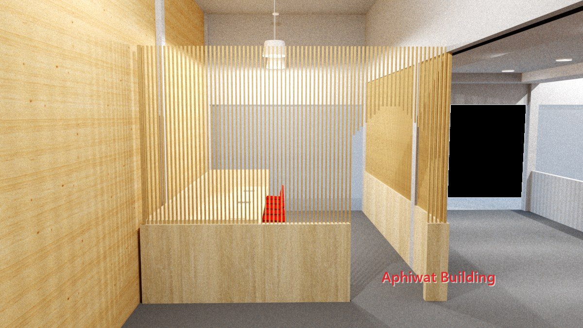 ภาพ 3D — ซุ้มระแนงไม้