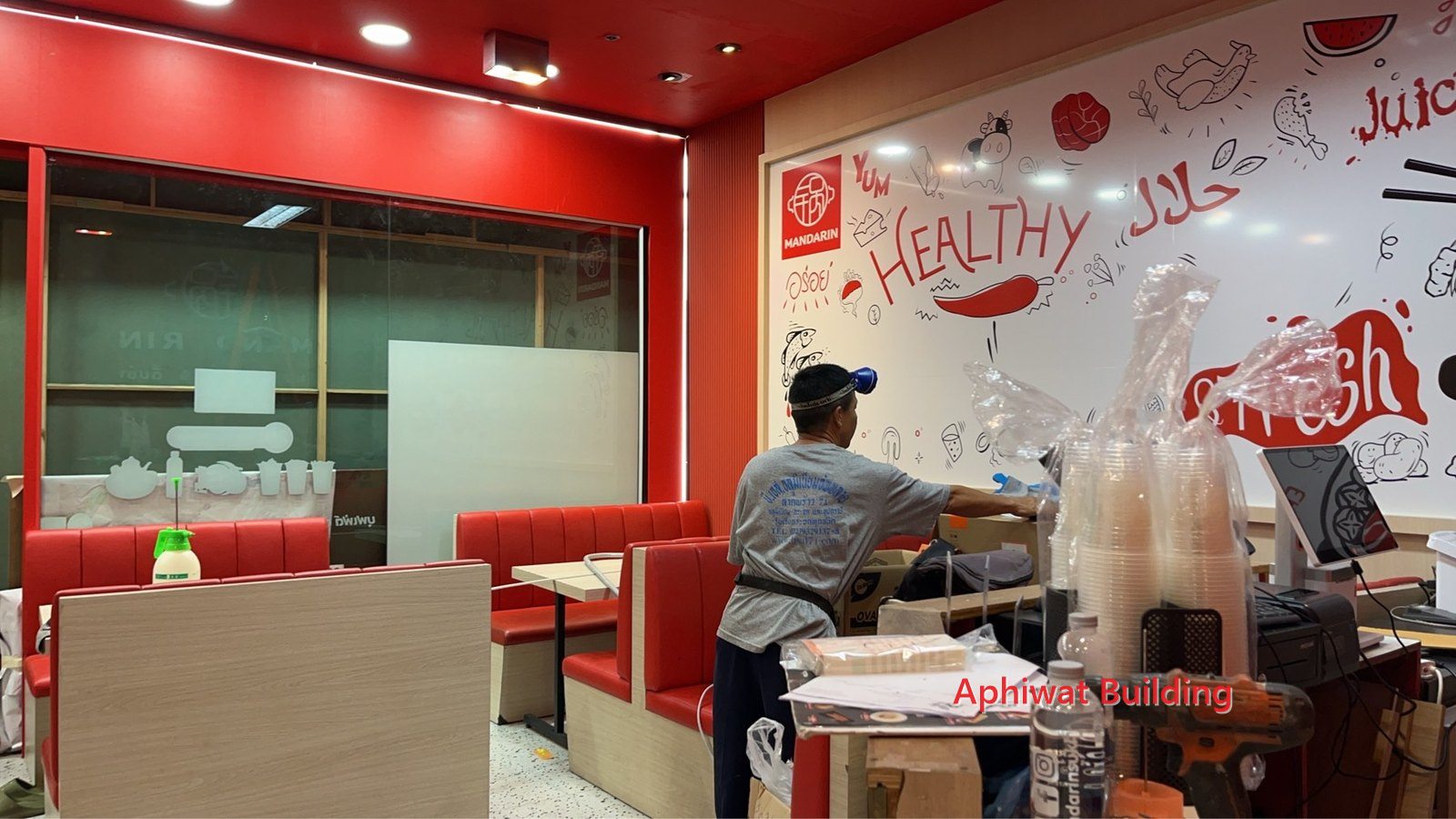 ผนังกราฟิก Healthy Delicious