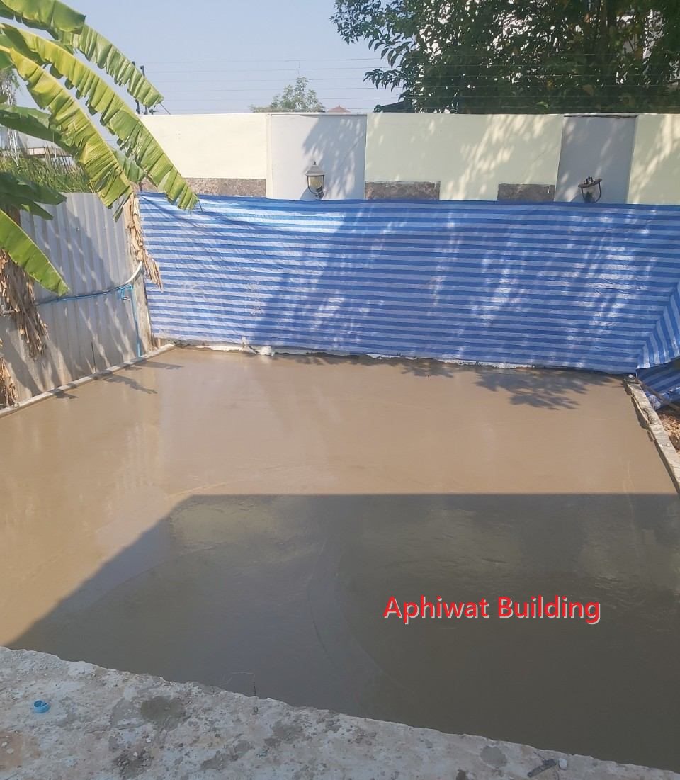 ฐานรากและพื้นคอนกรีต — ภาพหน้างาน 7