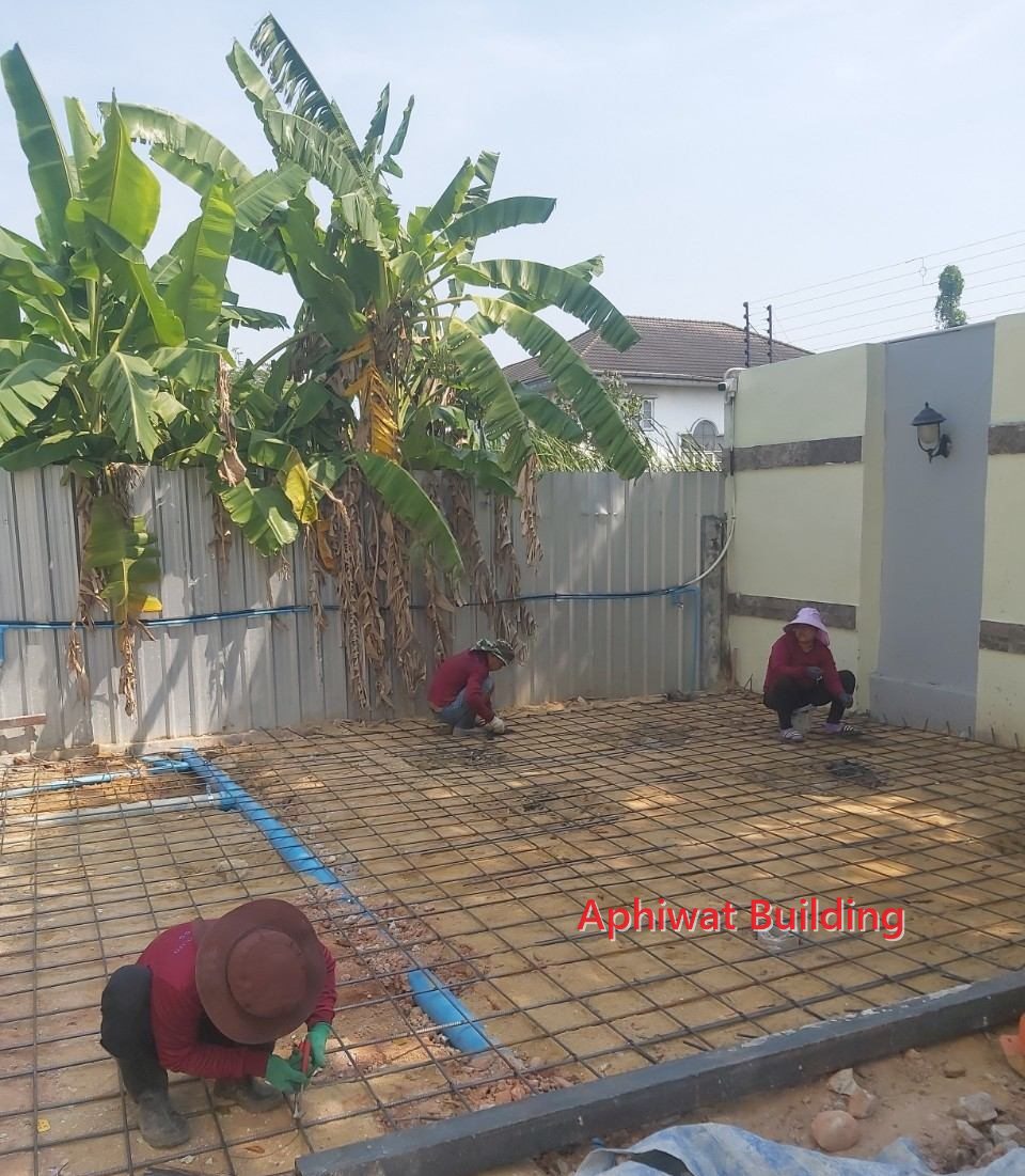 ฐานรากและพื้นคอนกรีต — ภาพหน้างาน 8