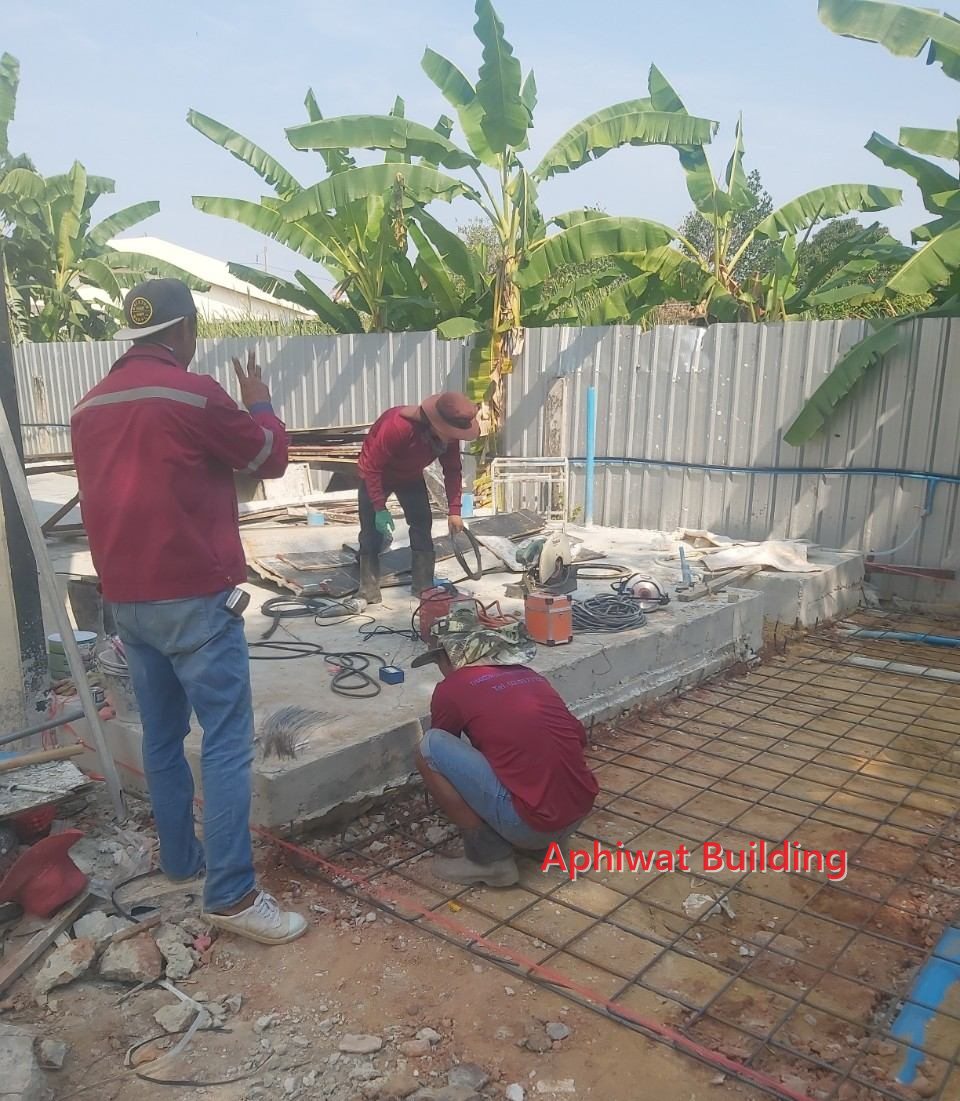 ฐานรากและพื้นคอนกรีต — ภาพหน้างาน 9
