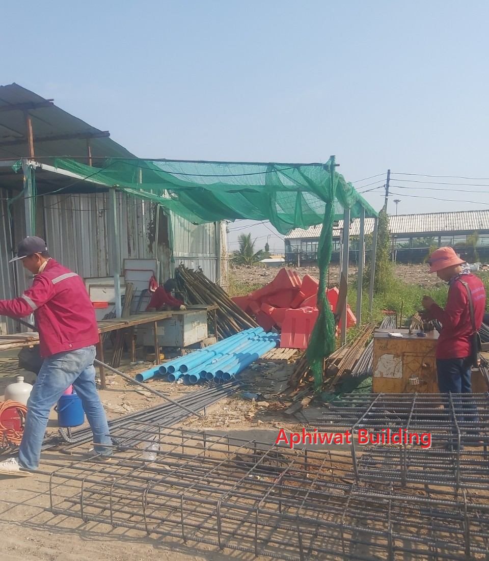 ฐานรากและพื้นคอนกรีต — ภาพหน้างาน 11