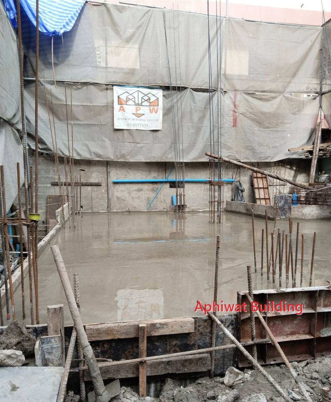 พื้นชั้น 1 — ภาพหน้างาน 7 บ้าน 3 ชั้น ย่านสุขุมวิท